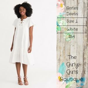 White Bates Dress